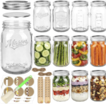 Wide Mouth Mason Jars